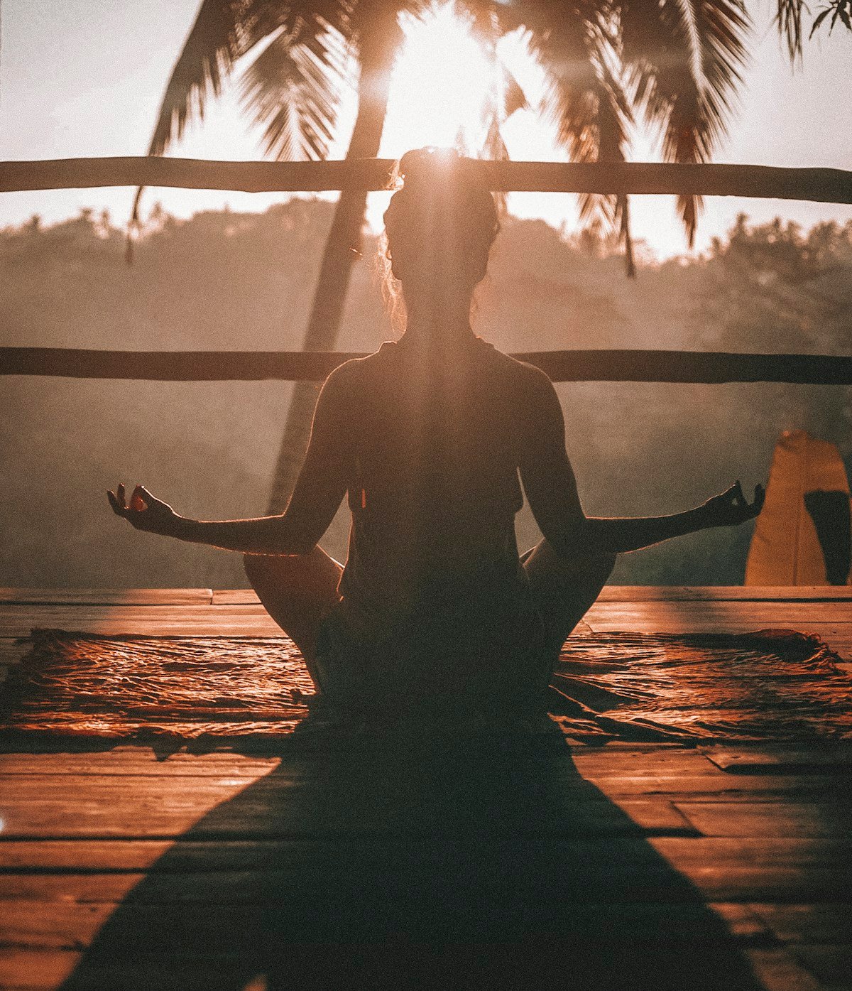 Mindful living - peaceful nature scene